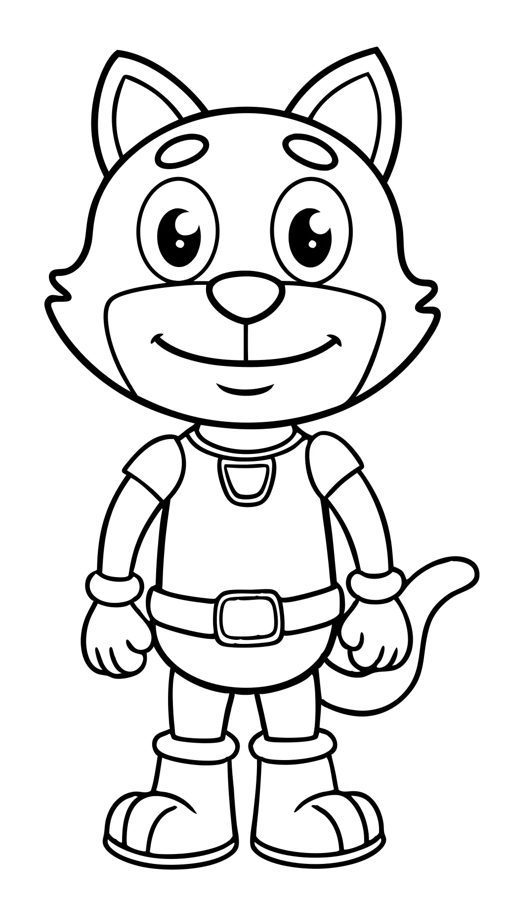 cartoon character coloring pages